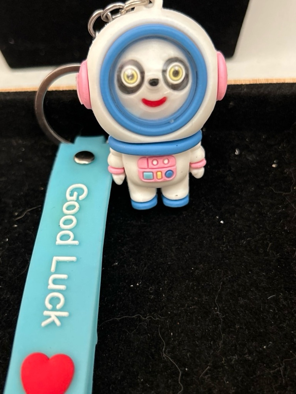 Cute Blue & White Panda Astronaut Keychain - Good Luck Kids Toy